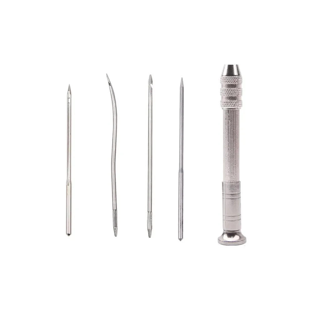 Description Picture 4 of itemMultifunctional PU Leather Sewing Awl Set, DIY Leather Punch Stitching Repair Tool, Replaceable Sewing Needles Handmade Supplies