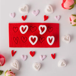 Valentine's Day Mini Love Heart Polymer Clay Cutters Candy Heart Shaped Soft Pottery Clay Molds Earrings Pendant Making Tools