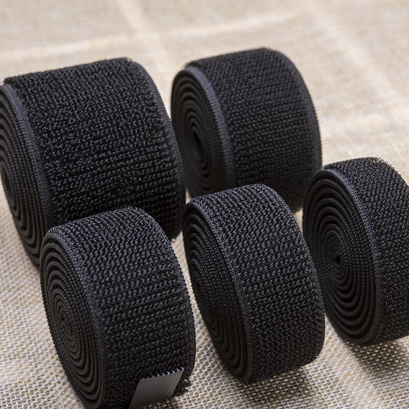 Description Picture 6 of item3Meter Elastic Hook and Loop Fastener Tape Elastic Band No Adhesive Loop Strips Nylon Fabric Sew on DIY Cloth Shoes Accessories