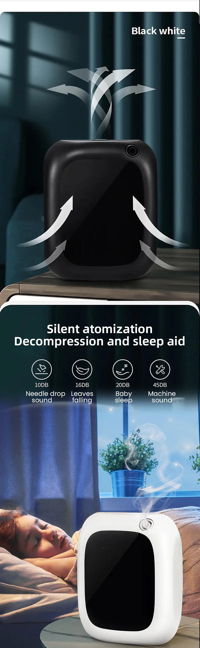 Description Picture 6 of itemBluetooth 100ml Essential Oils Diffuser Aromatherapy 1500m³ Home Fragrance Auto Flavor Room Aromatizer Electric Aromatic Oasis