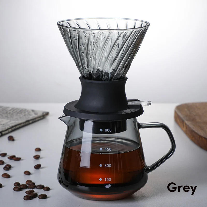 Description Picture 3 of itemImmersion Coffee Dripper Switch Pour Over Dripper Immersion Dripper Switch Coffee Maker Glass Coffee Filters V02 Set