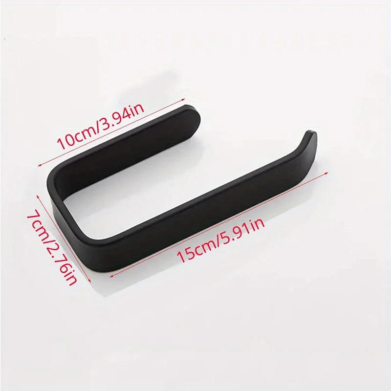 Description Picture 4 of itemSelf-adhesive Towel Rack Wall Mounted Bathroom Items Bathroom Towels Holder Hanger without punching toilet paper holder