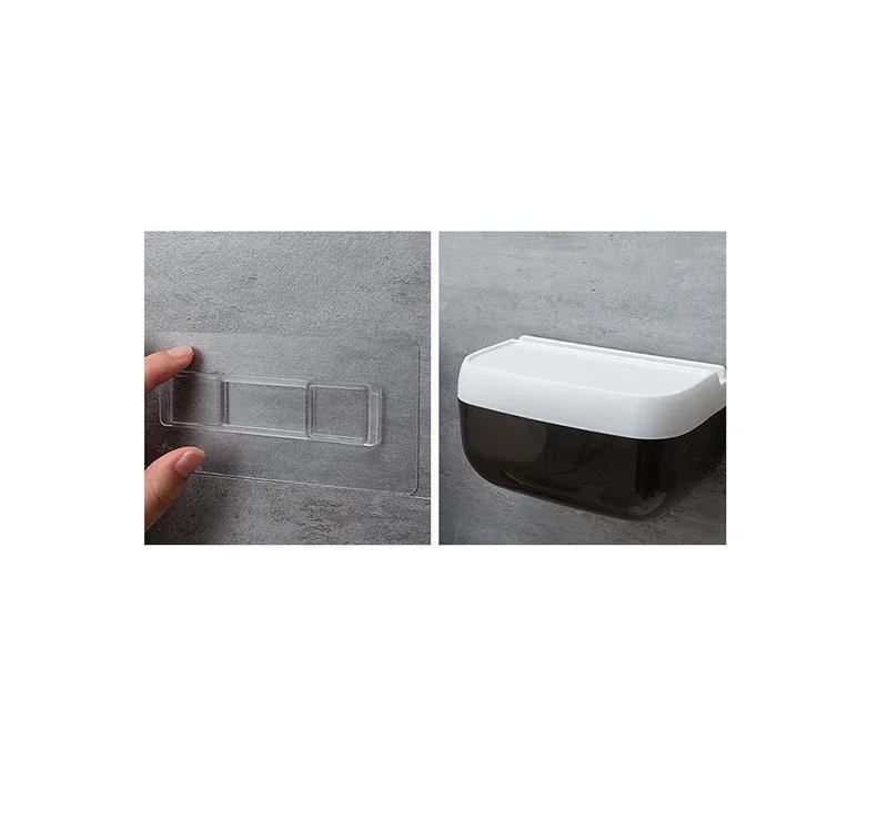 Description Picture 6 of itemMulti-Purpose Hooks No Punching Bathroom Organization Storage Shelf Strong Wall Mounted Clock Photo Hanging Home Accessories