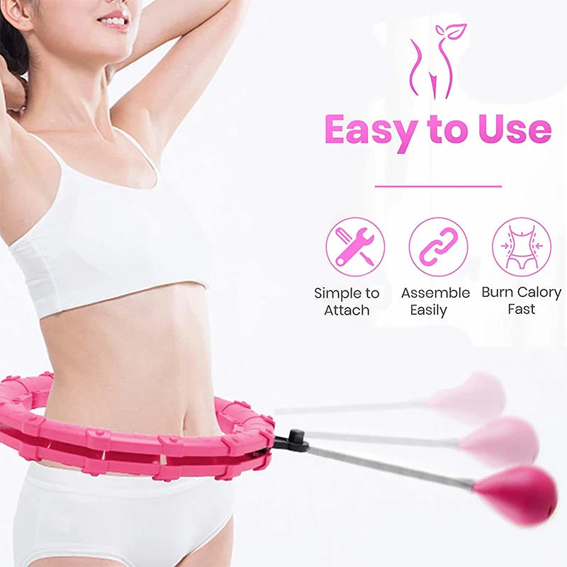 Description Picture 2 of itemFitness Hoop Weights to Exercise At Home Sports Entertainment Sport Equipment for Slimming Gym Ring Portable Body