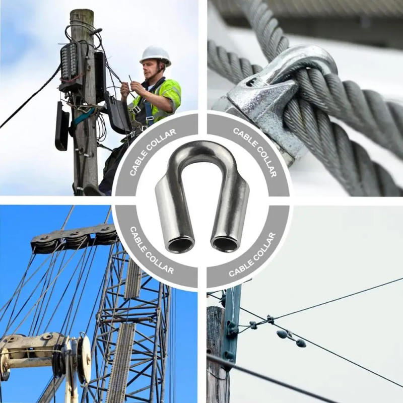 Description Picture 5 of itemWire Rope Thimble Stainless Steel Rope Thimble Rope Thimble Rigging For Wire Rope Cable Wire Rope Chain Thimble. Racking Tool