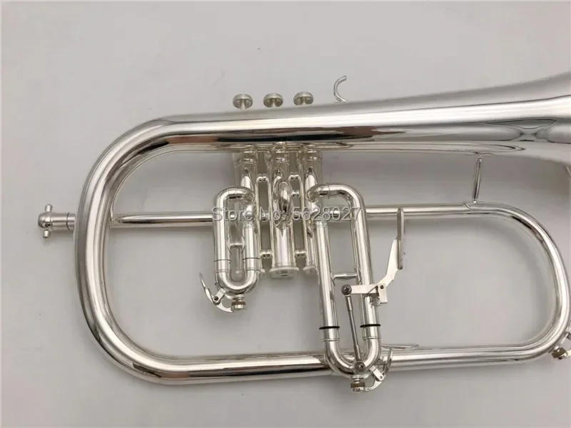 Description Picture 4 of itemBrand New Professional Flugelhorn -950 silvering Lacquer With Case Profession Flugelhorns Bb Yellow Brass Bell