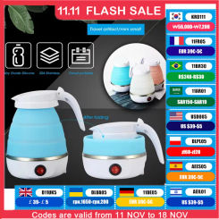 220V 600ML Foldable And Portable Teapot Water Heater Household Travel Electric Water Kettle Kitchen Appliances Water Boiling Pot