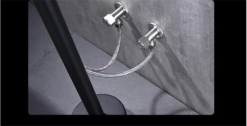 Description Picture 5 of itemBathtub Faucet + Handheld Shower Free Standing Rose Gold  BathTub Mixer Taps Floor or Wall Mounted Bathtub Mixer