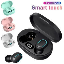 TWS E6S Fone Bluetooth Earphones Wireless Headphones LED Display Noise Cancelling Earbuds with Mic Wireless Bluetooth Headset