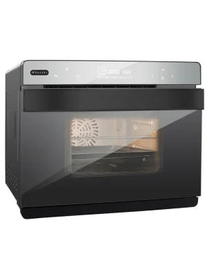 Description Picture 2 of item488GB Grande 40 Quart Capacity Counter-Top Multi-Function Convection Steam Oven, Black Stainless Steel