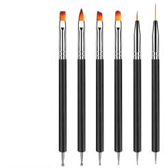 Beauty Revolution Pro Nail Art Brushes  Premium Quality Precision Brushes for Professional Results. Unlock Your Creative Potenti
