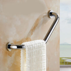 Bathroom Handle Stainless Steel Thicken Non-Slip Toilet Bathroom Handle Bathtub Safety Grab  for Bath Shower Bathtub Grab