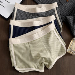 [Bloom the love] New Brand Boxer Men Underwear Cotton Soft Fashion Boxershort Mens Boxers Man Cuecas Masculina Size M-3XL HS6519