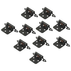 Kitchen Door Hinges 10pcs Cabinet Drawer Hardware Overlay Reused Self-Closing 7x4x3cm Cold-rolled Steel Cupboard