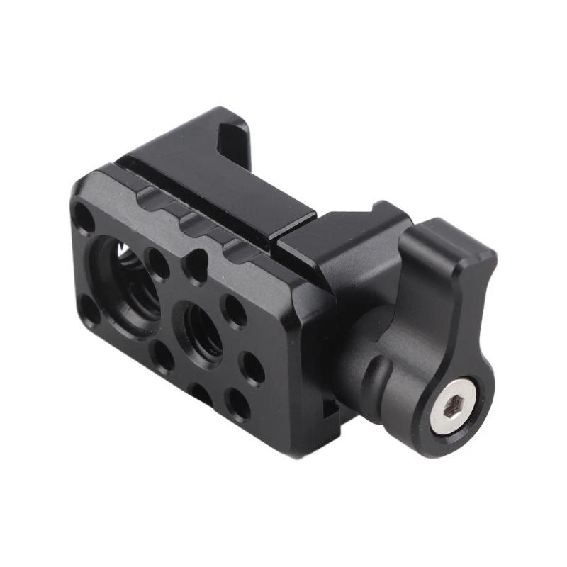 Description Picture 2 of itemNATO Clamp Quick Release NATO Lock Clamp with 1/4 Inch 3/8 Inch Thread Cold Shoe Mount Camera Cage Expansion Accessories