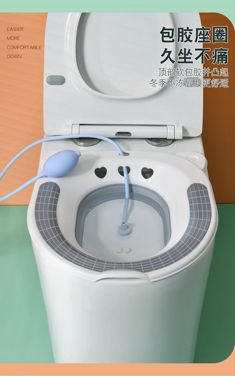 Description Picture 5 of itemFolding Portable Bidet Maternity Self-Cleaning Private Parts Buttock Rinse Perineal Soak Bath Hemorrhoid Treatment Bidet