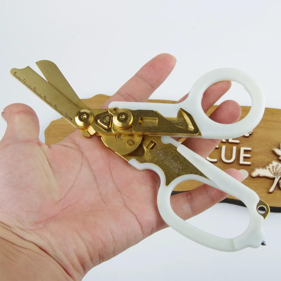 Description Picture 4 of itemMultifunction Mini Portable Emergency Raptors Shears Tactical Folding Stainless Scissors Tactical Plier Outdoor Survival Tool