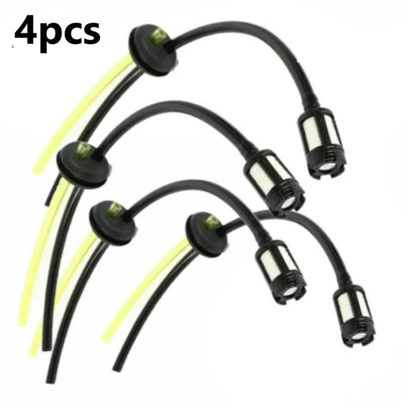 Description Picture 2 of item4PCS Trimmer Brush Cutter Fuel Hose Pipe With Tank Filter Garden Power Tool Parts Suit For Petrol Petrol Soft Flexible Pipe