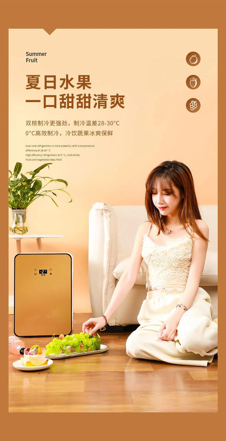 Description Picture 6 of itemMini refrigerator house dormitory student mask cosmetics refrigerated dormitory car home dual-purpose refrigeration refrigerator