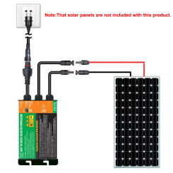 High-Efficiency Micro Inverter for Solar PV Grid Tie System MPPT 300W 350W 600W 700W DC26V-46V Solar Input AC110V-240V Output