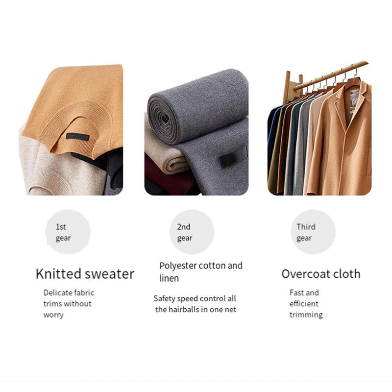 Description Picture 6 of itemLint Remover For Clothing Rechargeable Hair Ball Trimmer Fuzz Pellets Clothes Sweater Fabric Shaver Electric