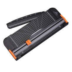 A4 Portable Paper Trimmer Paper Cutter Cutting Machine 12.2 Inch Cutting Length for Craft Paper Card Photo Laminated Paper Scrap