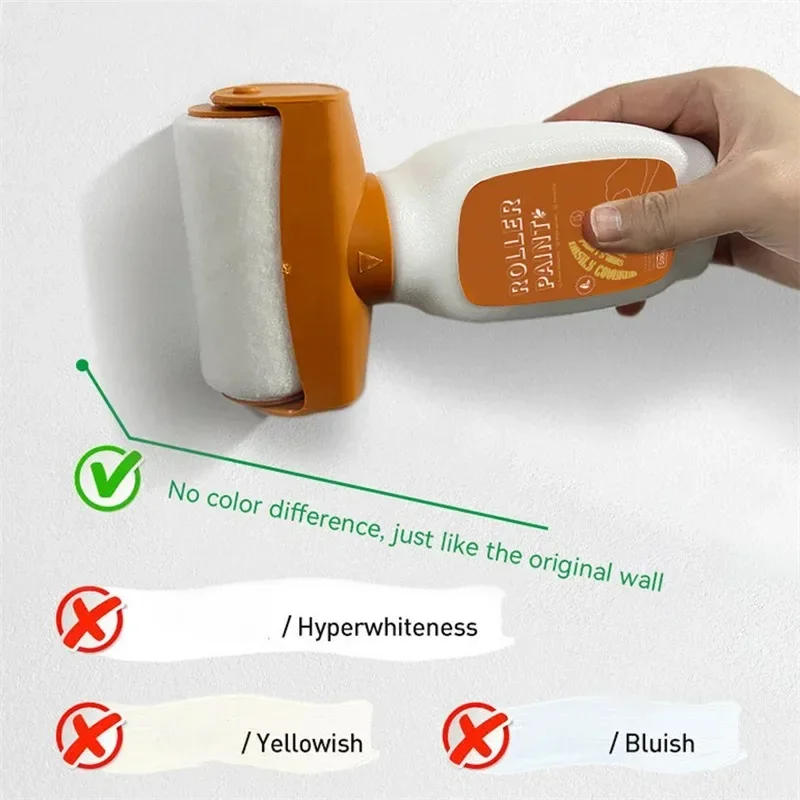 Description Picture 6 of itemWall Repair Roller Portable Household Paint Brush Waterproof DIY Renovation Wall Spackle Roller Paint Touch Up Paint Roller