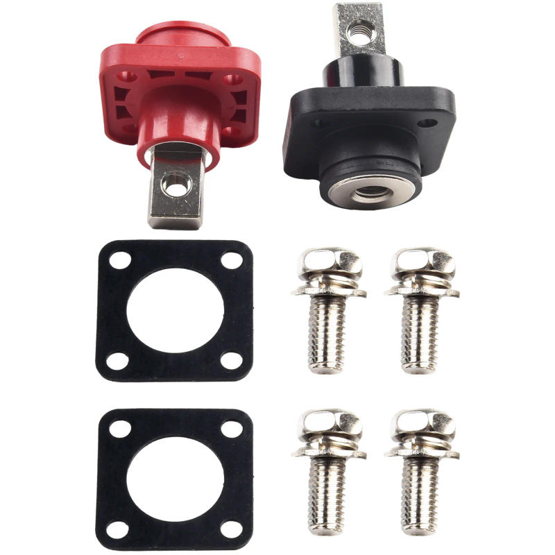 Description Picture 5 of item2Pcs 120A/200A/300A 400A All Copper Lithium Batterys Terminal Connector Energy Storage Terminal Battery Connector Adapters