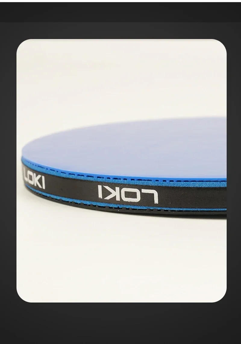 Description Picture 6 of itemLOKI K5000 Table Tennis Racket Set 1pc/2pcs Home Entertainment Ping Pong Rackets with Blue Color Ping Pong Rubber Table Tennis