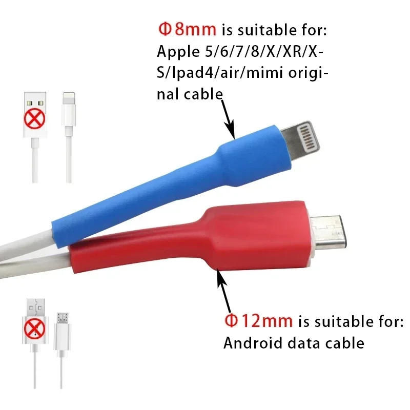 Description Picture 5 of item1~25M 4:1 Clear Heat Shrink Tube With Glue Dual Wall Heat Shrink Packaging Kit Electric Wire Connection Cable Insulation Sleeve