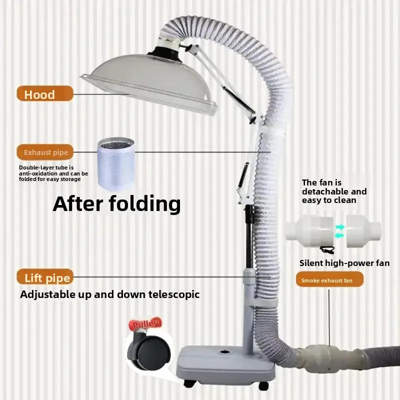 Description Picture 6 of itemSmall Home Moxibustion Exhaust System, Vertical Smoke Extractor Fan, Indoor Moxibustion Smoke Extractor, Multi-angle Adjustable