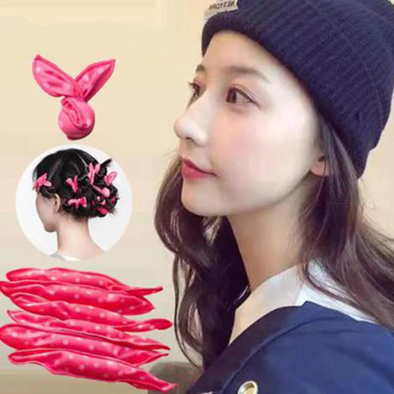 Description Picture 5 of itemHair Curlers Soft Sleep Pillow Hair Rollers Flexible Foam and Sponge Hair Curler Magic Hair Care DIY Salon Hair Styling Tools