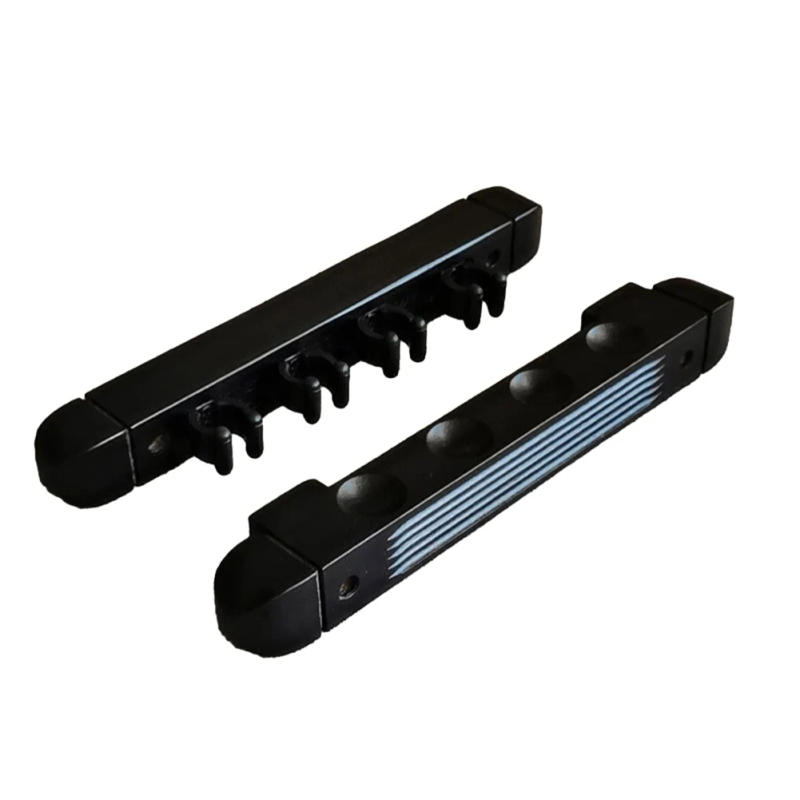 Description Picture 5 of item1 Pair Billiard Cue Holder Wall Hanging Fishing Rod Holders 4-Slot Stick Holder Clips For Snooker Billiard Game Sports Accessory