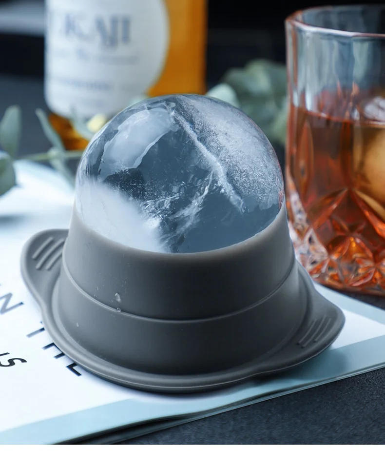 Description Picture 5 of itemNew 6cm Round Ball Ice Cube Mold DIY Ice Cream Maker Plastic Ice Mould Whiskey Ice Tray for Bar Tool Kitchen Gadget Accessories