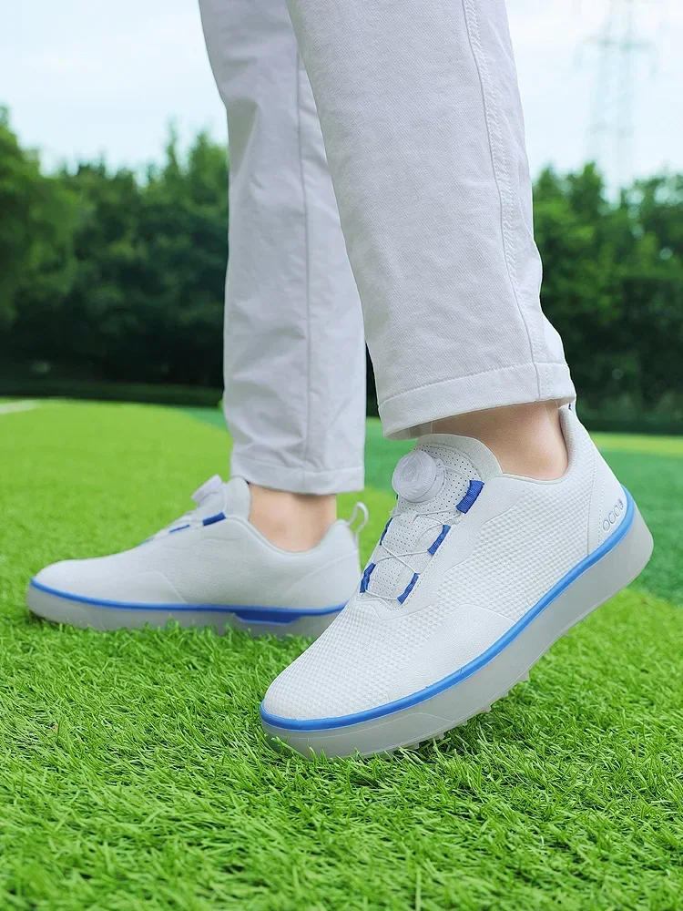Description Picture 5 of itemMen Golf Shoes Professional Golf Shoes Luxury Golfers Wears Light Weight Walking Sneakers Male