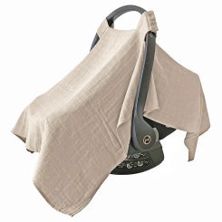 Baby Safety Seat Sun Shade Baby Stroller Cover Cotton Material Breathable Windproof Sun Proof Baby Cover