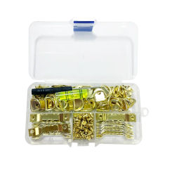 102Pcs/Set Photo Frame Hook Serrated Hook Set Box Picture Frame Single Hole Hook Hanging Ring Hareware Accessory