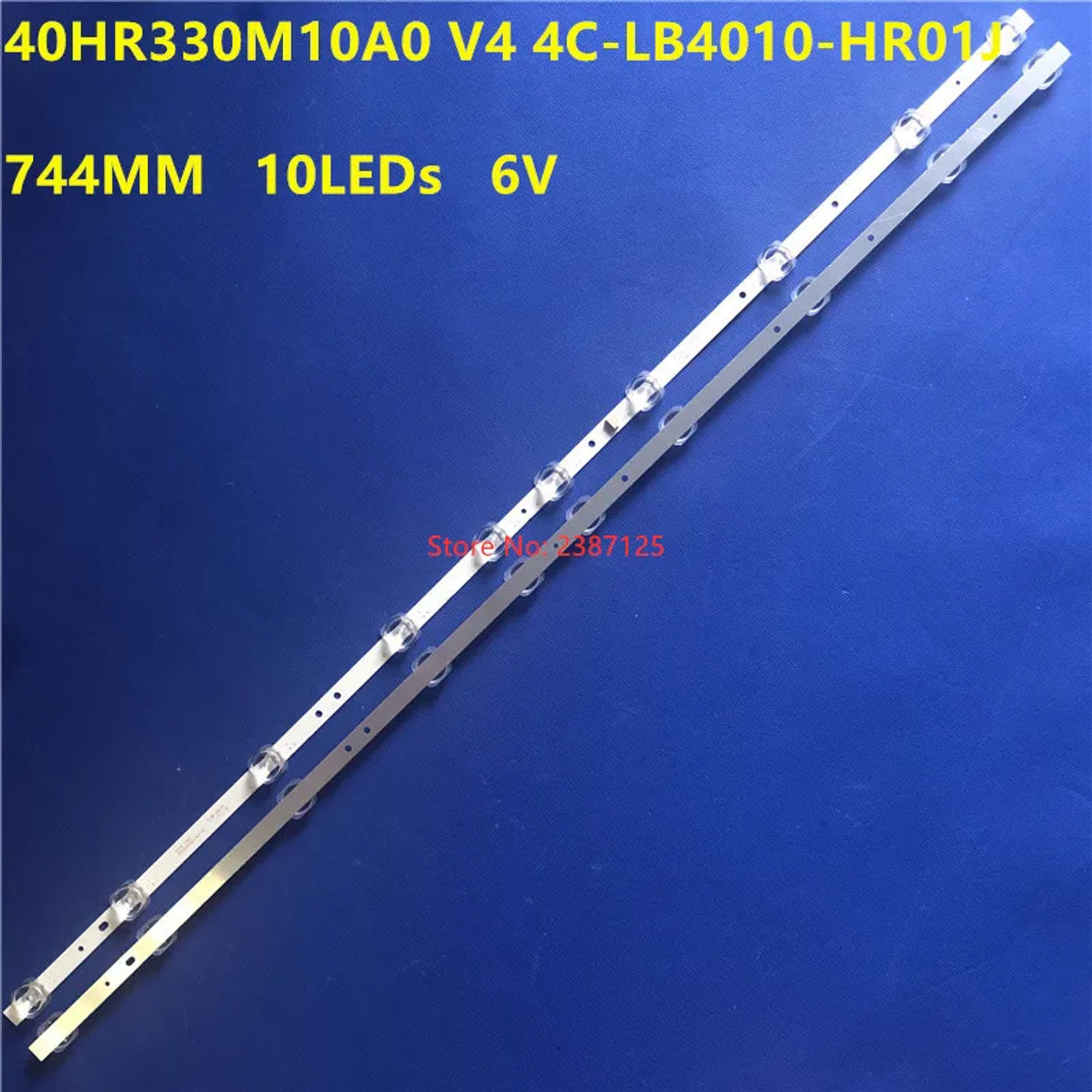 Description Picture 5 of item40PCS LED Strip for L40S6500 L40S6400 LED40D3000 40S6500FS 40S6500 40F6F 40L2F 40D6 10X2 40HR330M10A0 V4 4C-LB4010-HR01J 40ES561