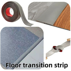 1M Floor Transition Edge Separation Strip Self-adhesive Beautiful Decorative Threshold Corridor Floor Covering Seam Edge Strip