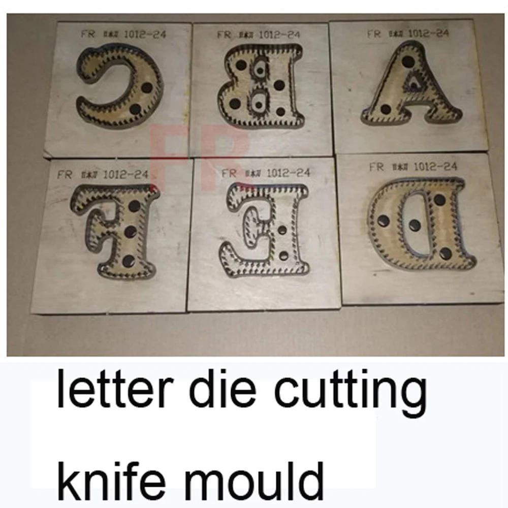 Description Picture 2 of item-DIY Leather Craft Words Letter Alphabet Die Cutting Knife Mould Hand Machine Punch Tool Set 6cm Height
