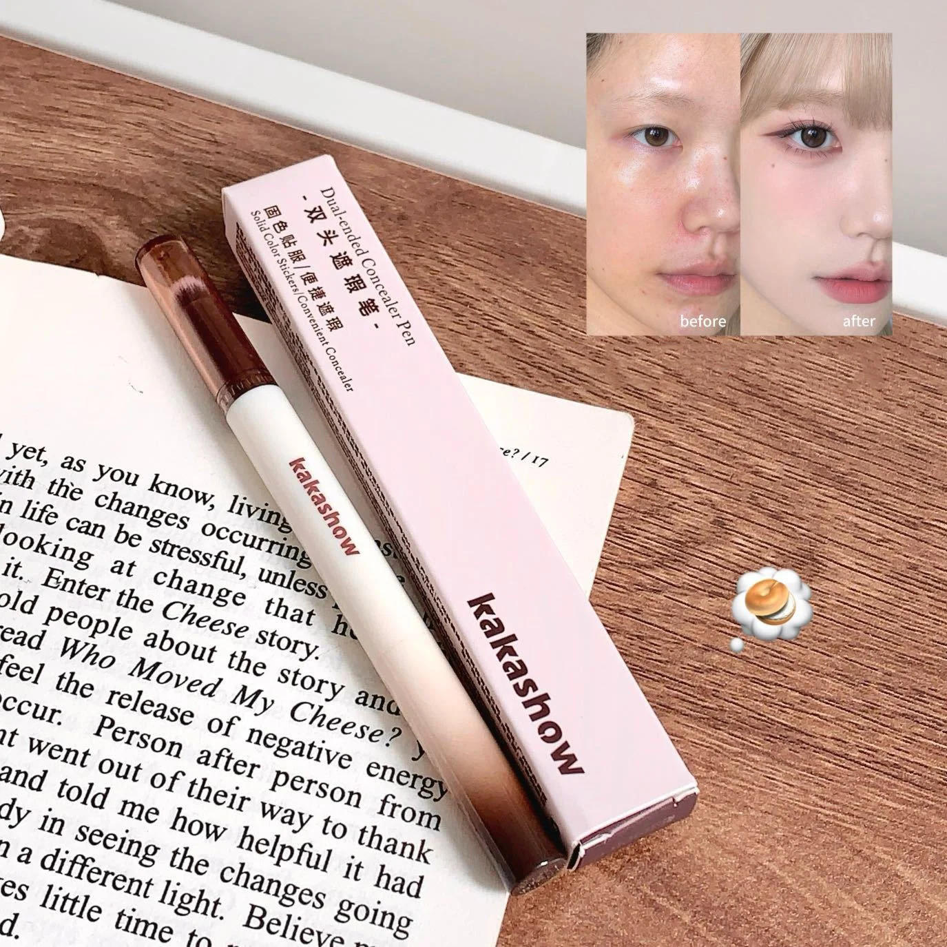 Description Picture 3 of itemFace Concealer Pen Long Lasting Cover Dark Circles Corrector Contour Concealers Stick High Gloss Brighten Face Cosmetic Makeup