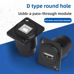 USB2.0 printer data cable B port, A port, direct, solder-free, dual-way D-type B-A network module