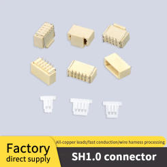 SH1.0 Plug housing Vertical sticker Recumbent attach sticker connector pitch