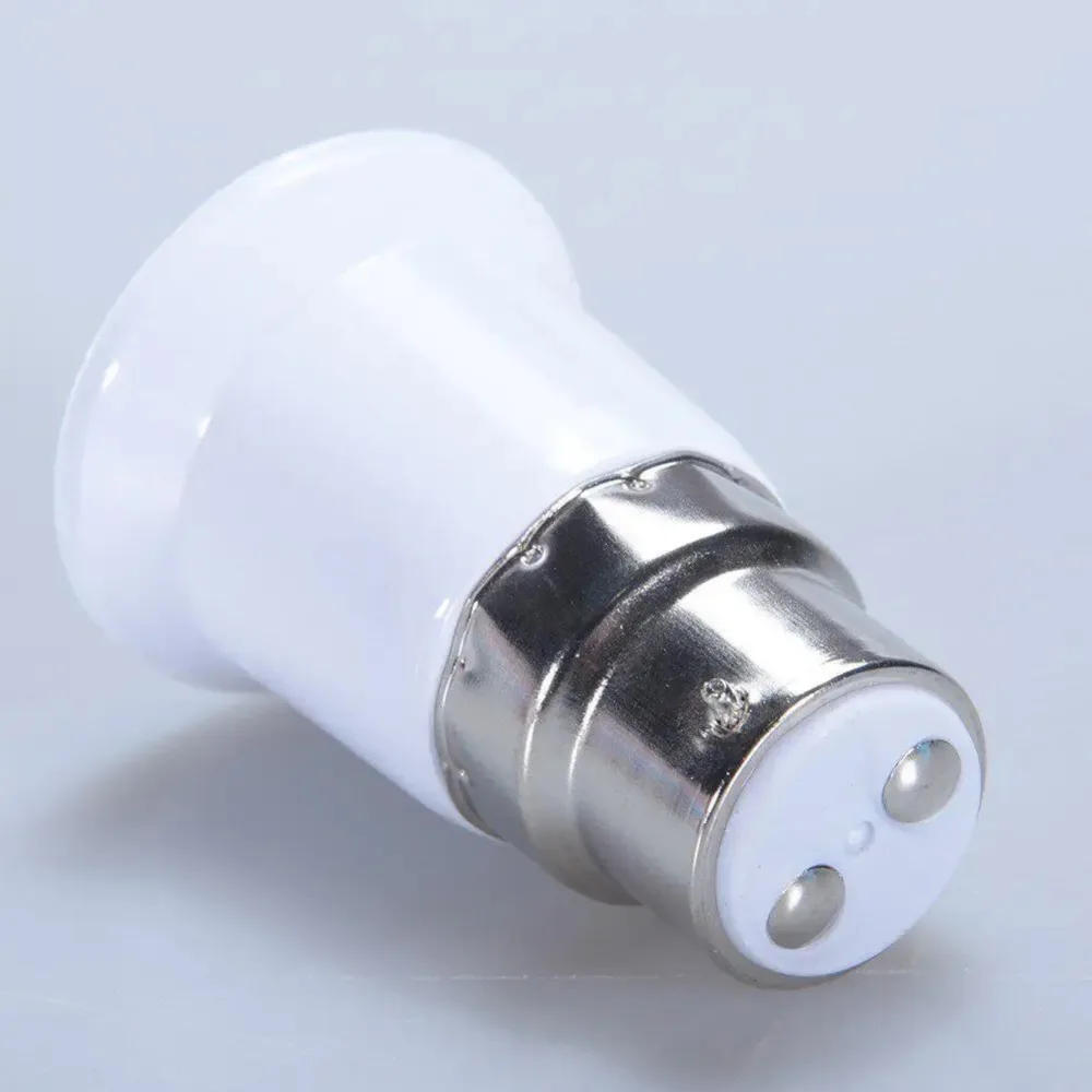 Description Picture 4 of item2/4/6/8/10PCS B22 To E27 Light Led Lamp Adapter Bulb Socket Base Converter Holder Converter Light Bulbs Socket Accessories