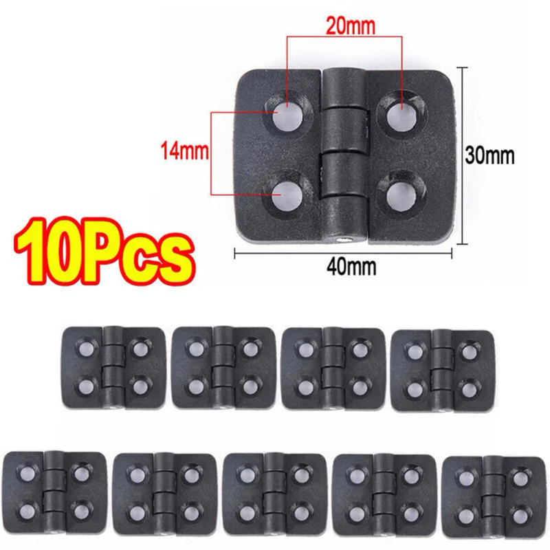 Description Picture 2 of item10PCS  Plastic Hinges Door Bearing Butt Cabinet Hinge Cabinet Electrical Box Door Window Hardware Folding Hinges Replacement