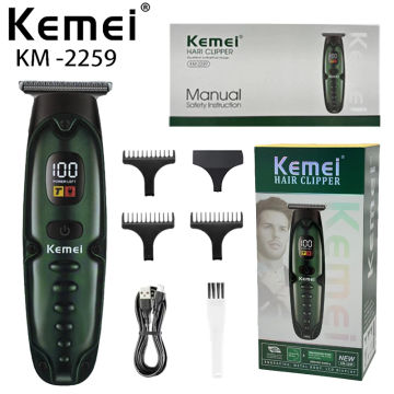 Men Rechargeable Hair Clippers Beard Trimmer Home Haircut Kit Cordless Barber Grooming Sets Waterproof Body Groin Hair Trimmer