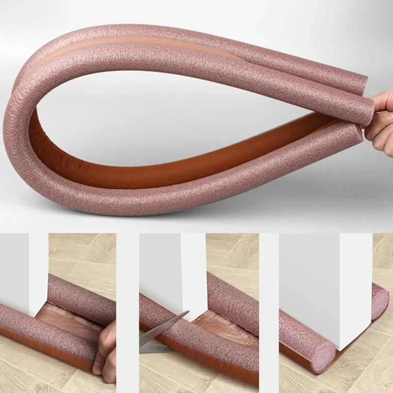 Description Picture 3 of itemNew 4 color door bottom sealing strip stopper Guard Wind Dust weather stripping burlete puerta casa soundproof Sealer Protector