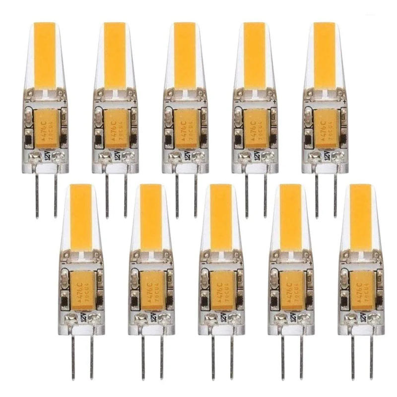 Description Picture 4 of item10PCS LED COB Lamp 6W Bulbs Dimmable G4 mini COB AC DC 12V 220V Candle Lights Replace 30W 40W Halogen for Chandelier Spotlight