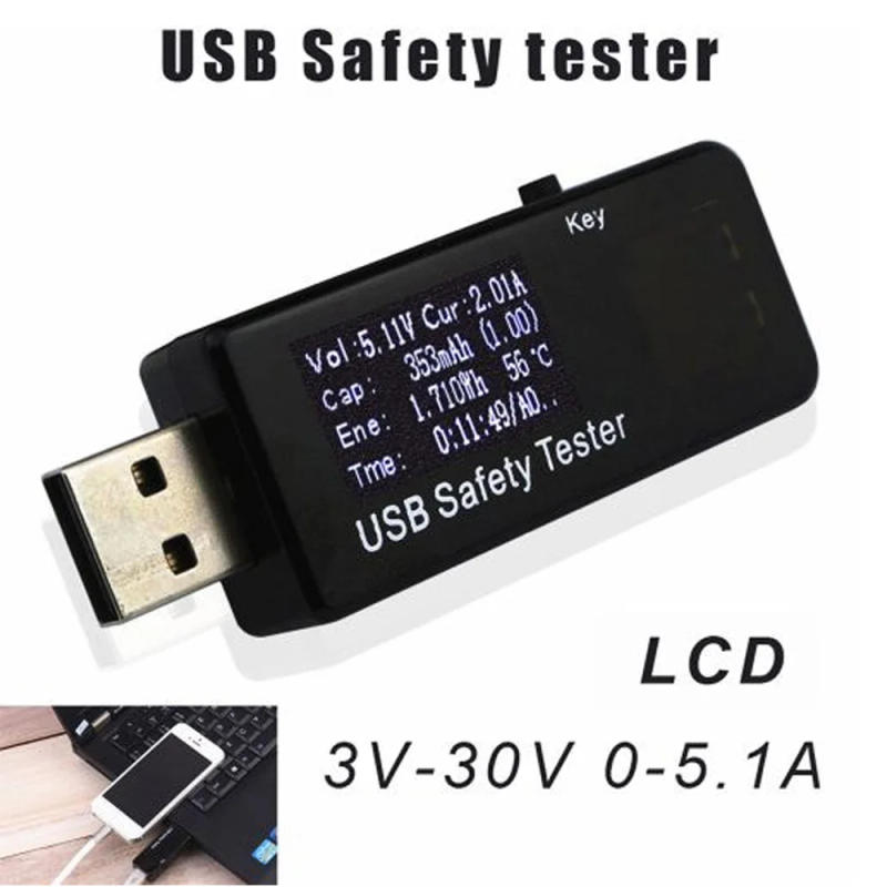 Description Picture 2 of itemUSB Voltage Meters Current Voltage Capacity Battery Tester Volt Current Voltage Doctor Charger Capacity Tester Meter Power Bank