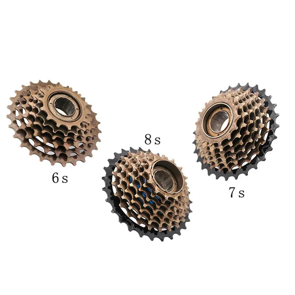 Description Picture 5 of itemMTB Road Bike 6/7/8 Speed Freewheel 13/14-28T Screw On Freewheel Bicycle Cassette For-Shimano Position Bicycle Parts NEW